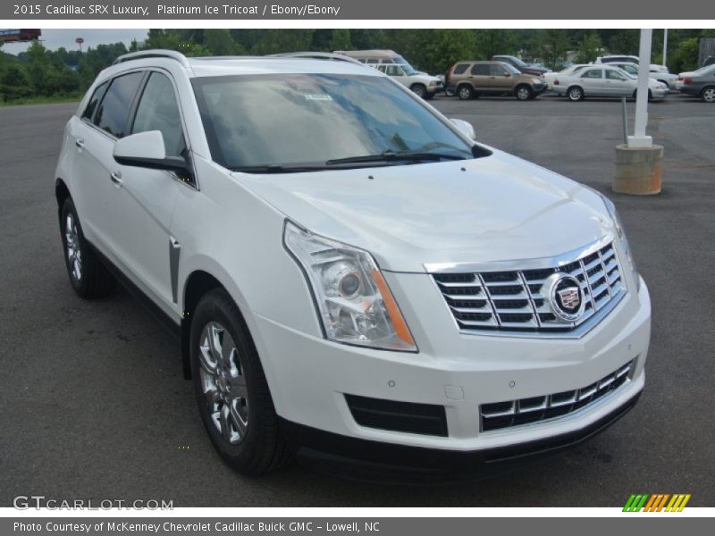 Platinum Ice Tricoat / Ebony/Ebony 2015 Cadillac SRX Luxury