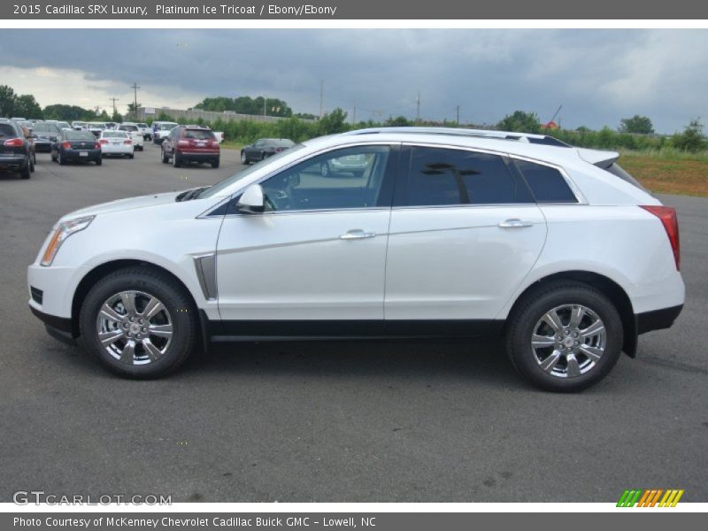 Platinum Ice Tricoat / Ebony/Ebony 2015 Cadillac SRX Luxury