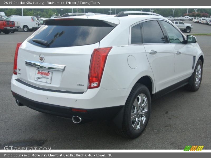 Platinum Ice Tricoat / Ebony/Ebony 2015 Cadillac SRX Luxury
