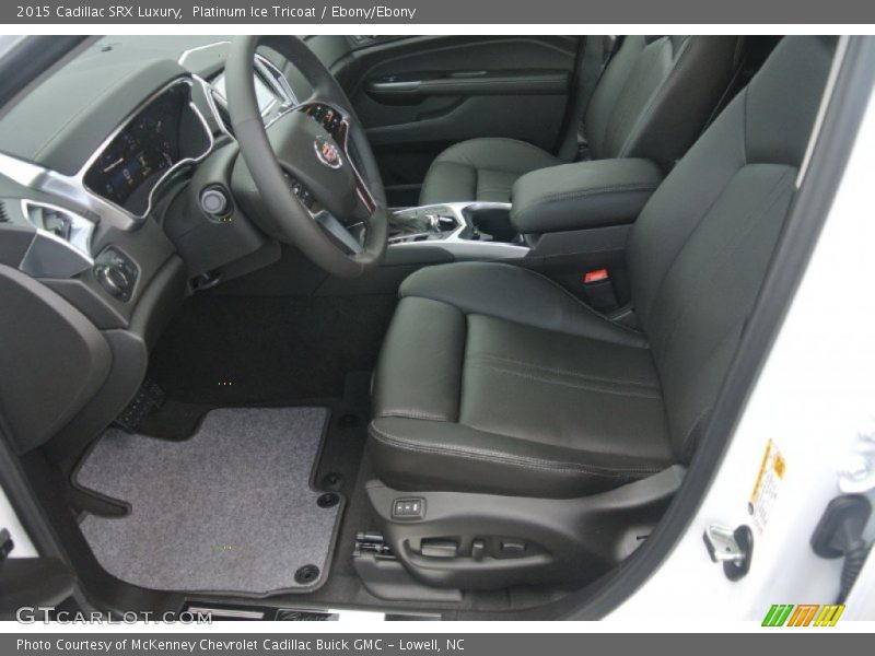 Platinum Ice Tricoat / Ebony/Ebony 2015 Cadillac SRX Luxury