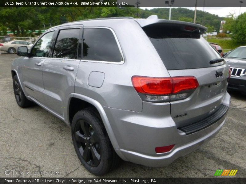 Billet Silver Metallic / Black 2015 Jeep Grand Cherokee Altitude 4x4