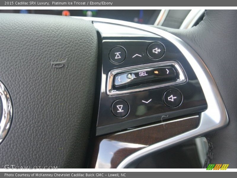 Platinum Ice Tricoat / Ebony/Ebony 2015 Cadillac SRX Luxury