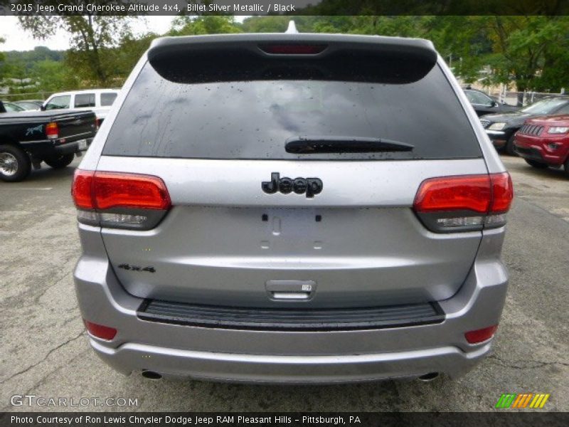 Billet Silver Metallic / Black 2015 Jeep Grand Cherokee Altitude 4x4