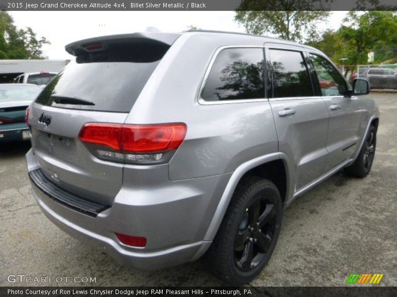 Billet Silver Metallic / Black 2015 Jeep Grand Cherokee Altitude 4x4