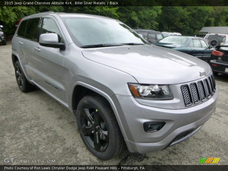 Billet Silver Metallic / Black 2015 Jeep Grand Cherokee Altitude 4x4