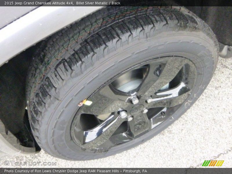 Billet Silver Metallic / Black 2015 Jeep Grand Cherokee Altitude 4x4