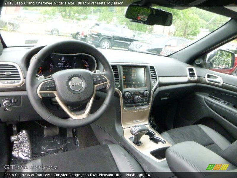 Billet Silver Metallic / Black 2015 Jeep Grand Cherokee Altitude 4x4