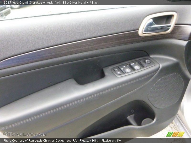 Billet Silver Metallic / Black 2015 Jeep Grand Cherokee Altitude 4x4