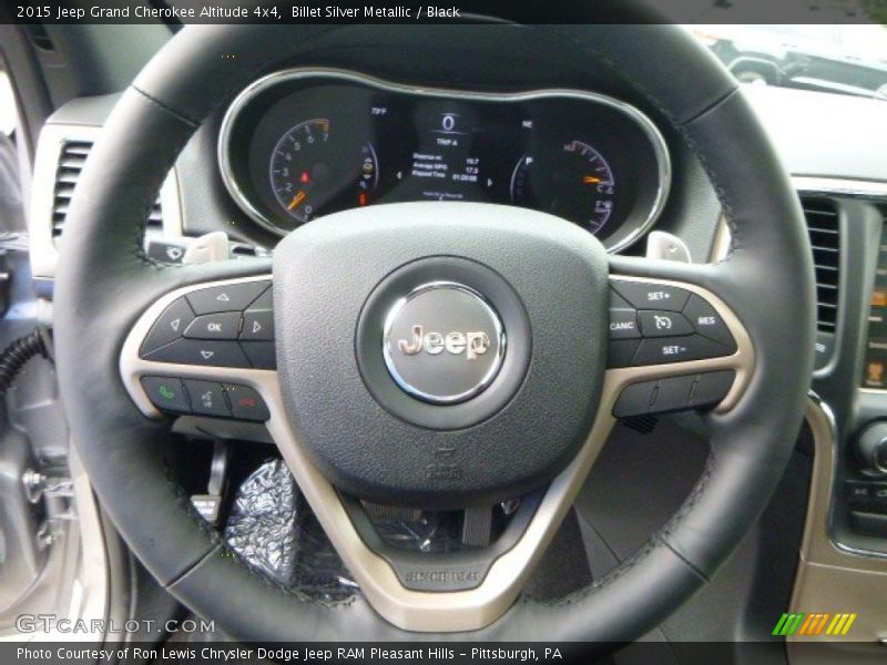Billet Silver Metallic / Black 2015 Jeep Grand Cherokee Altitude 4x4