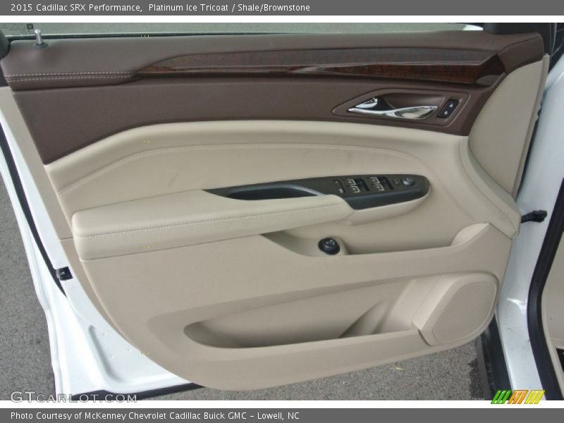 Platinum Ice Tricoat / Shale/Brownstone 2015 Cadillac SRX Performance