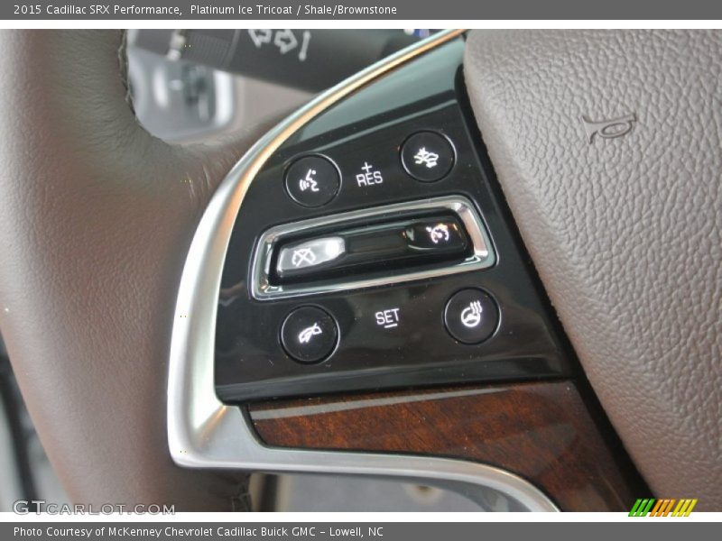 Platinum Ice Tricoat / Shale/Brownstone 2015 Cadillac SRX Performance