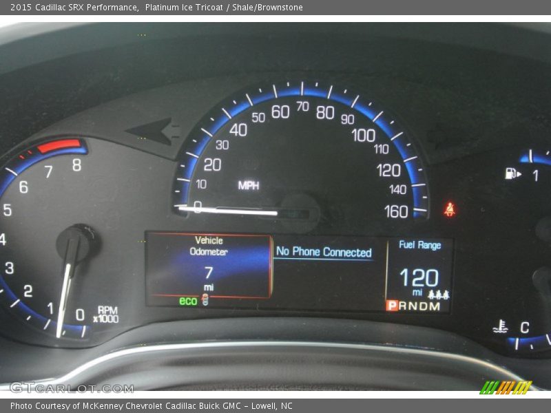 Platinum Ice Tricoat / Shale/Brownstone 2015 Cadillac SRX Performance