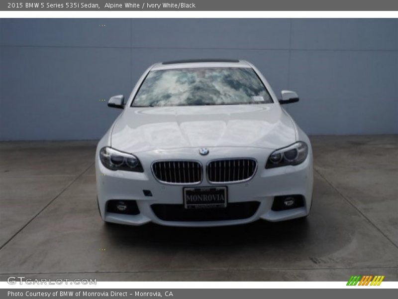 Alpine White / Ivory White/Black 2015 BMW 5 Series 535i Sedan