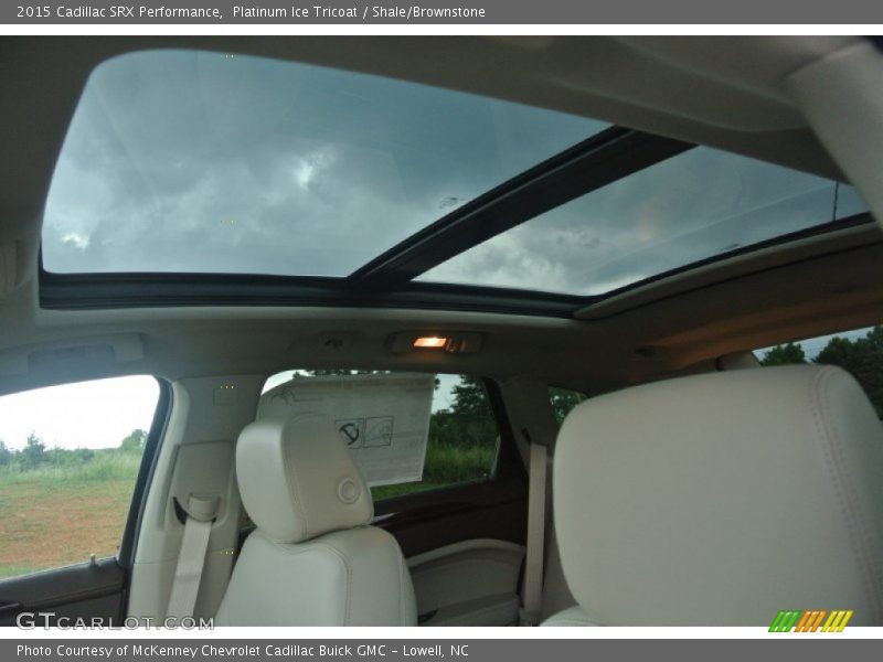 Platinum Ice Tricoat / Shale/Brownstone 2015 Cadillac SRX Performance