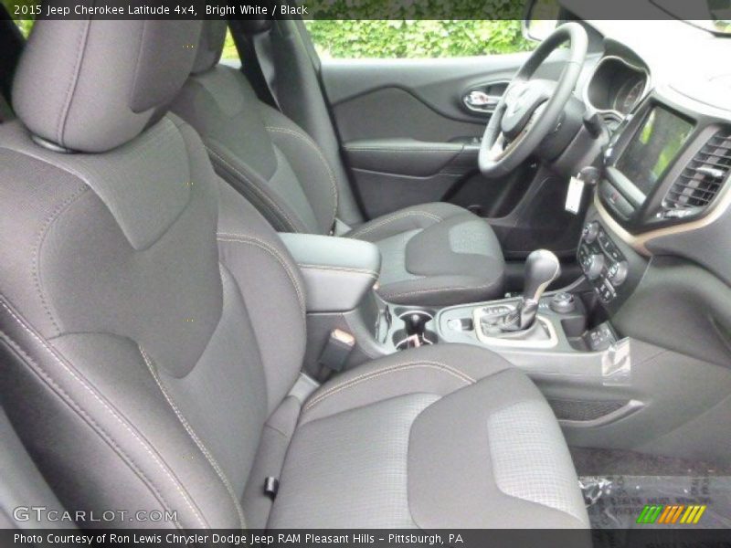 Front Seat of 2015 Cherokee Latitude 4x4
