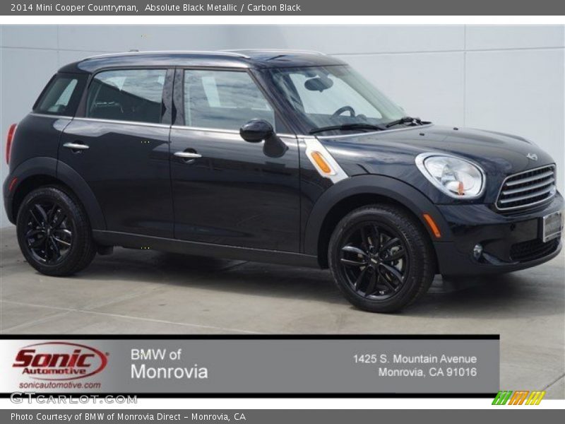 Absolute Black Metallic / Carbon Black 2014 Mini Cooper Countryman