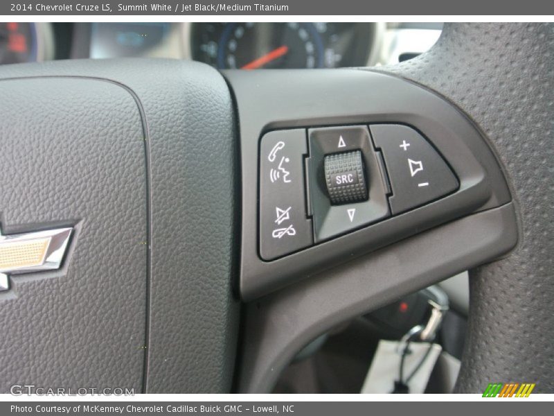 Summit White / Jet Black/Medium Titanium 2014 Chevrolet Cruze LS