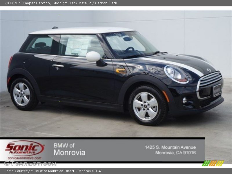 Midnight Black Metallic / Carbon Black 2014 Mini Cooper Hardtop