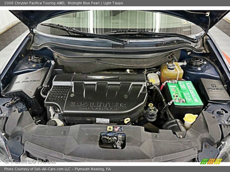Midnight Blue Pearl / Light Taupe 2006 Chrysler Pacifica Touring AWD