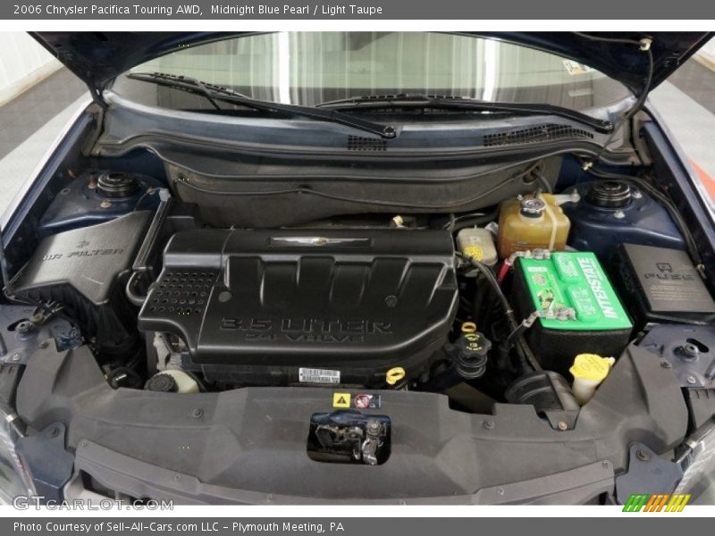 Midnight Blue Pearl / Light Taupe 2006 Chrysler Pacifica Touring AWD