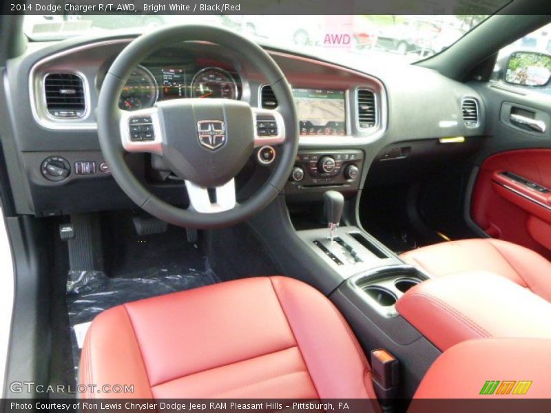 Black/Red Interior - 2014 Charger R/T AWD 