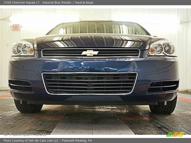 Imperial Blue Metallic / Neutral Beige 2008 Chevrolet Impala LT