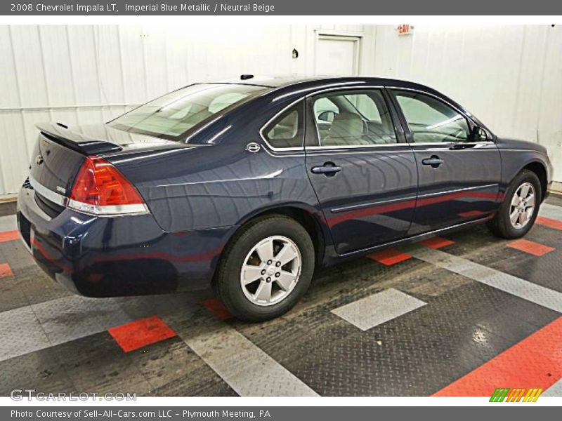Imperial Blue Metallic / Neutral Beige 2008 Chevrolet Impala LT