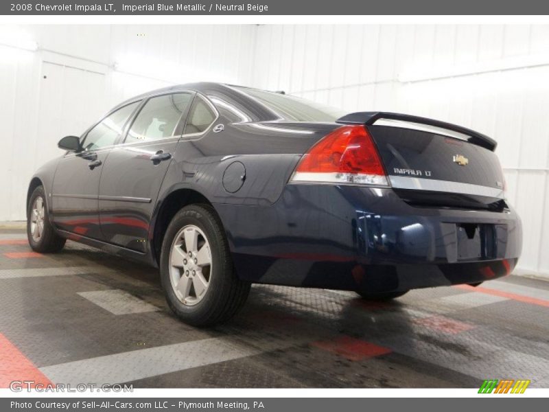 Imperial Blue Metallic / Neutral Beige 2008 Chevrolet Impala LT