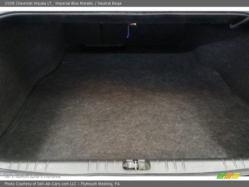 Imperial Blue Metallic / Neutral Beige 2008 Chevrolet Impala LT