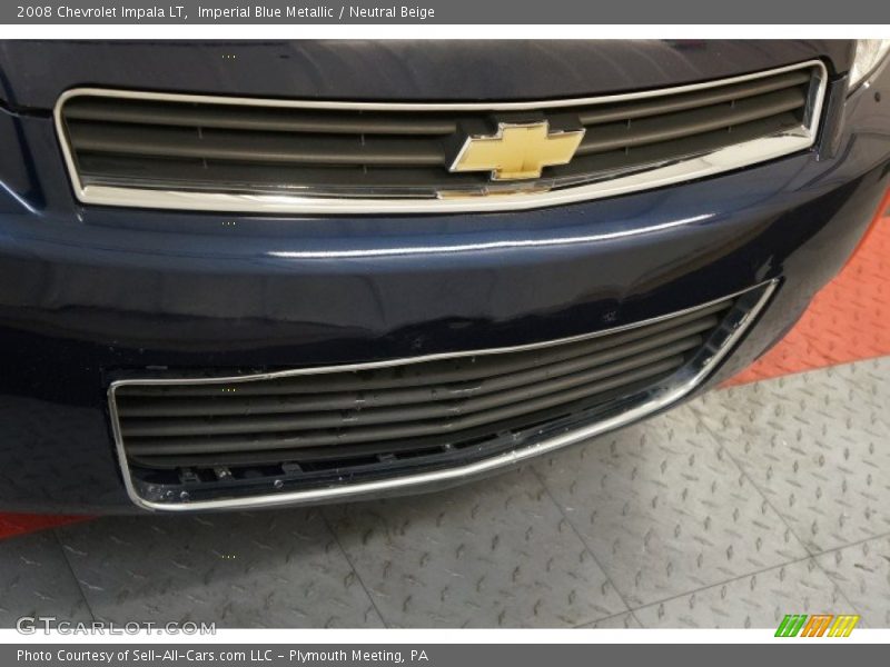 Imperial Blue Metallic / Neutral Beige 2008 Chevrolet Impala LT