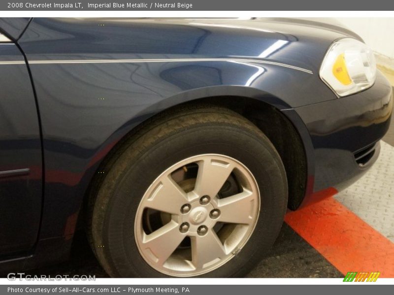 Imperial Blue Metallic / Neutral Beige 2008 Chevrolet Impala LT