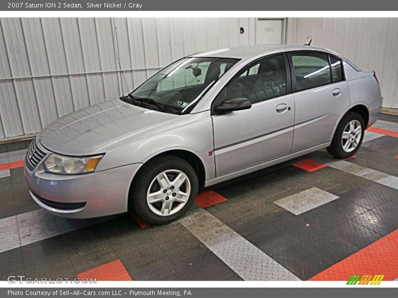 Silver Nickel / Gray 2007 Saturn ION 2 Sedan