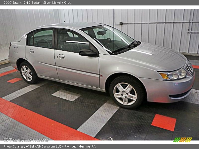 Silver Nickel / Gray 2007 Saturn ION 2 Sedan