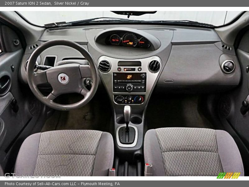 Silver Nickel / Gray 2007 Saturn ION 2 Sedan