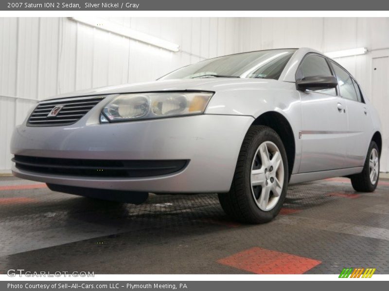 Silver Nickel / Gray 2007 Saturn ION 2 Sedan