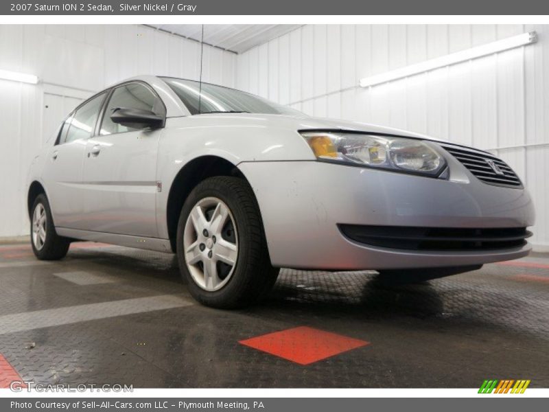 Silver Nickel / Gray 2007 Saturn ION 2 Sedan