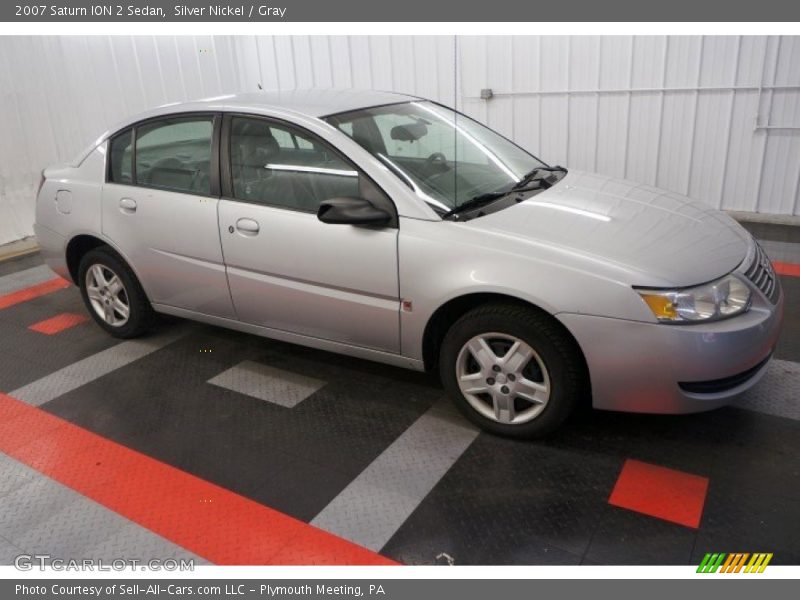 Silver Nickel / Gray 2007 Saturn ION 2 Sedan