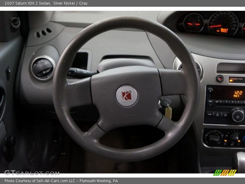 Silver Nickel / Gray 2007 Saturn ION 2 Sedan
