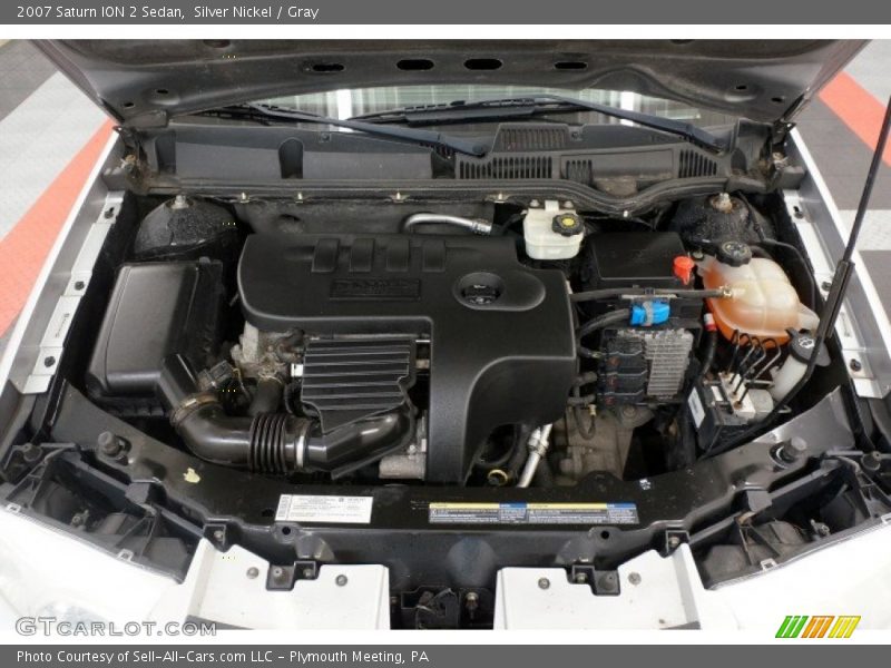 Silver Nickel / Gray 2007 Saturn ION 2 Sedan