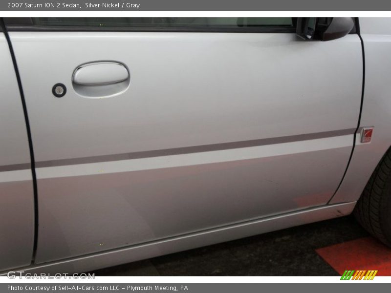Silver Nickel / Gray 2007 Saturn ION 2 Sedan