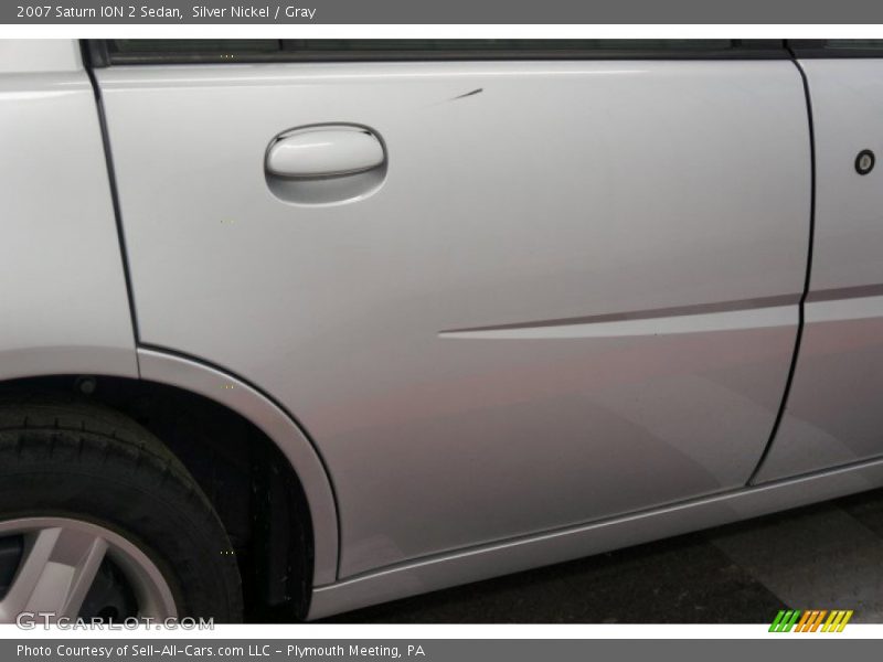 Silver Nickel / Gray 2007 Saturn ION 2 Sedan