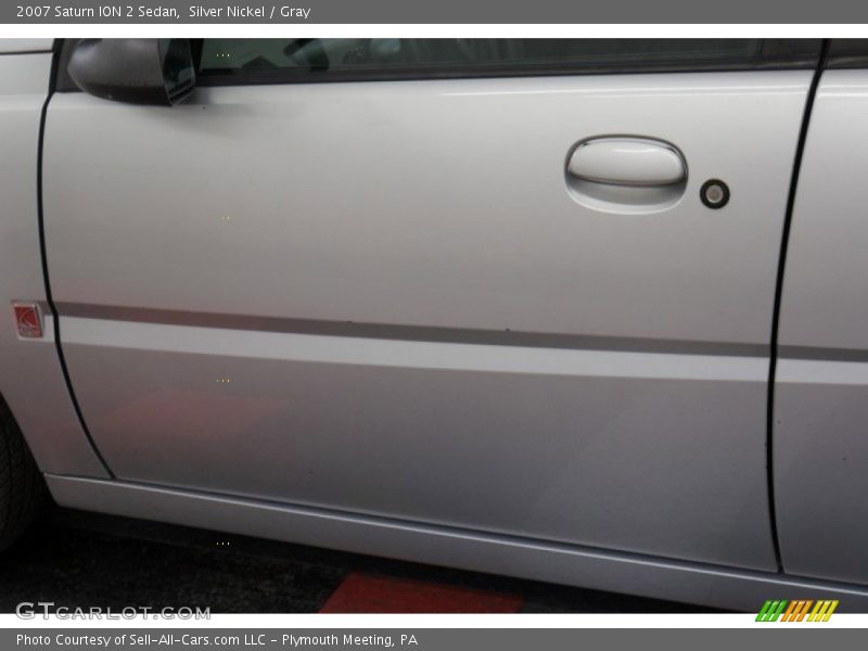 Silver Nickel / Gray 2007 Saturn ION 2 Sedan