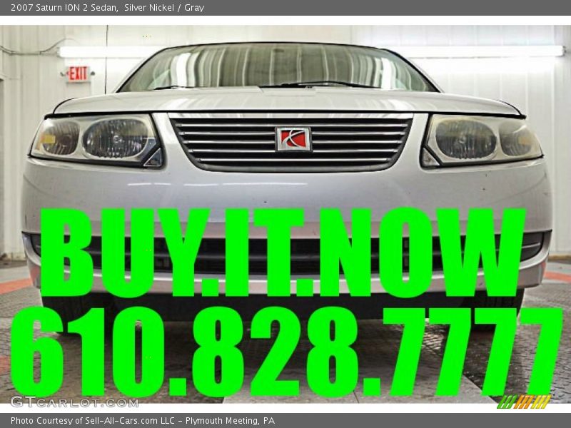 Silver Nickel / Gray 2007 Saturn ION 2 Sedan