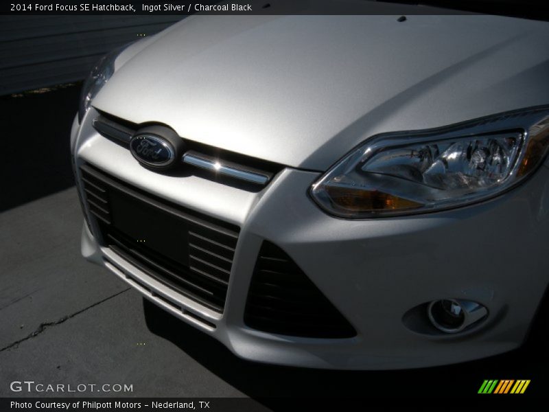 Ingot Silver / Charcoal Black 2014 Ford Focus SE Hatchback