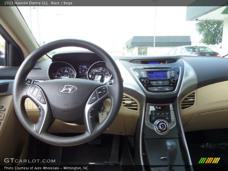 Black / Beige 2013 Hyundai Elantra GLS