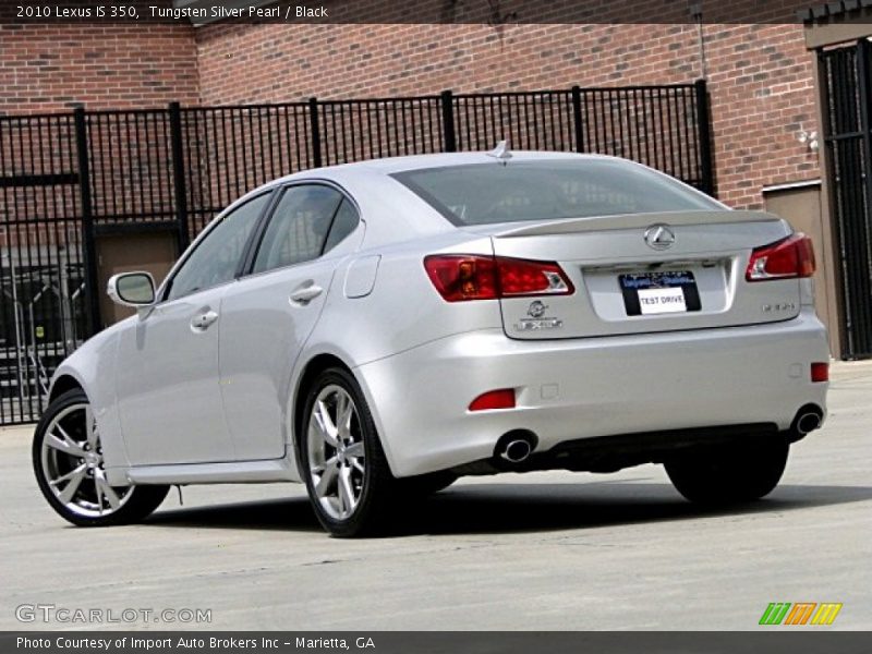 Tungsten Silver Pearl / Black 2010 Lexus IS 350