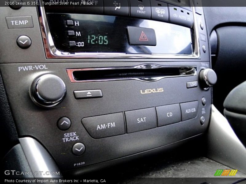 Controls of 2010 IS 350