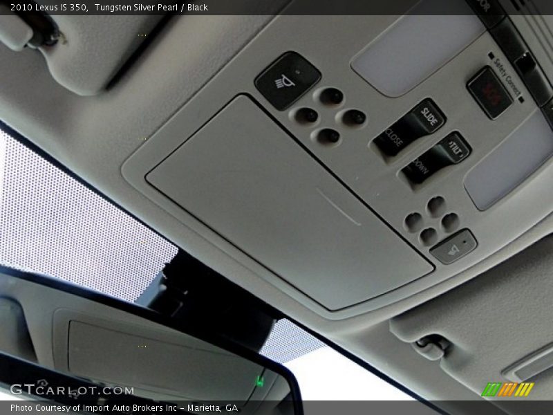 Tungsten Silver Pearl / Black 2010 Lexus IS 350