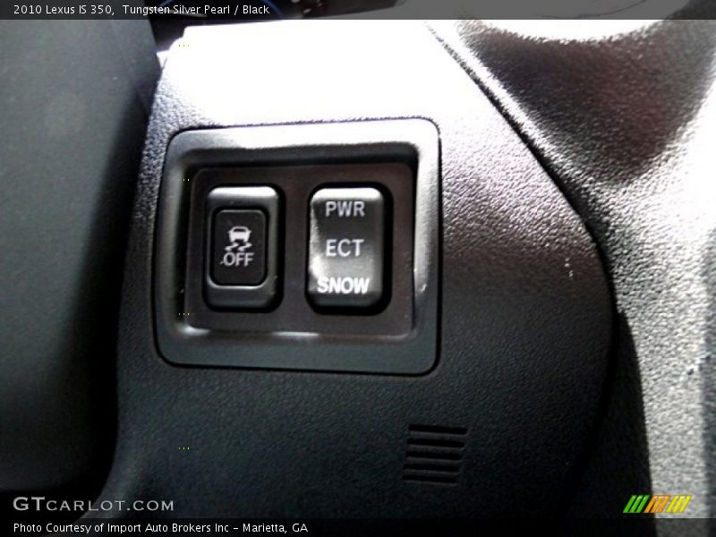 Tungsten Silver Pearl / Black 2010 Lexus IS 350