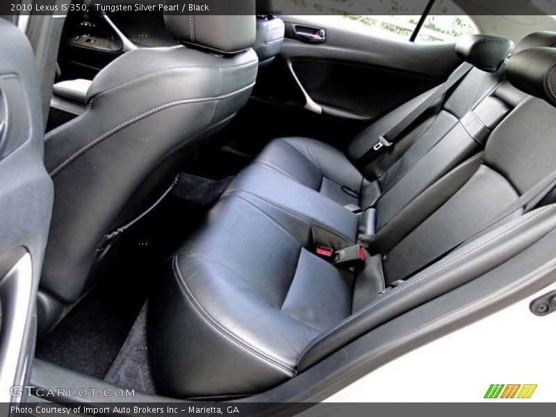 Rear Seat of 2010 IS 350